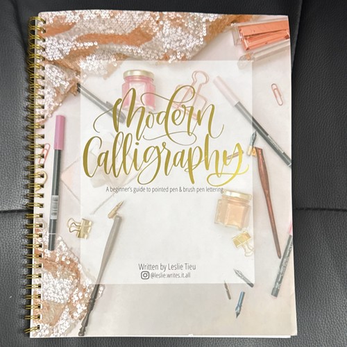 Modern calligraphy leslie - calligraphy, by